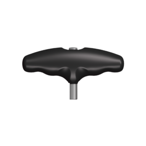 MKSilicone T Handle, 2 3/4″, M8, Max ID Ø6.7mm, Cannulated, Black