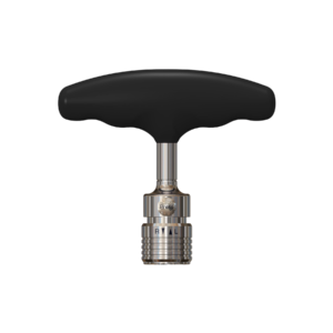 MKSilicone T Handle, 4″, Ratcheting LQC, Black