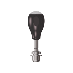 MKSilicone Teardrop Handle, 5″, SQQC, Max ID Ø4.8mm, Cannulated, Black