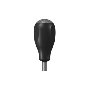 MKSilicone Teardrop Handle, 4 1/2″, M8, Max ID Ø6.7mm, Cannulated, Black