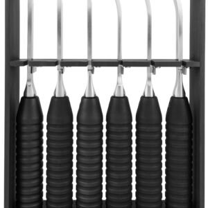 Instrument Rack 11 1/2″, holds 6 11″ chisels MK 54.6306-MK 54.6430, 1/4″ – 1.18″ [6mm-30mm], aluminum, black