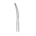 Okonek-Yasargil Tumor Fork 9 1/2″ 2 prongs sharp 8mm knurled handle - Image 2