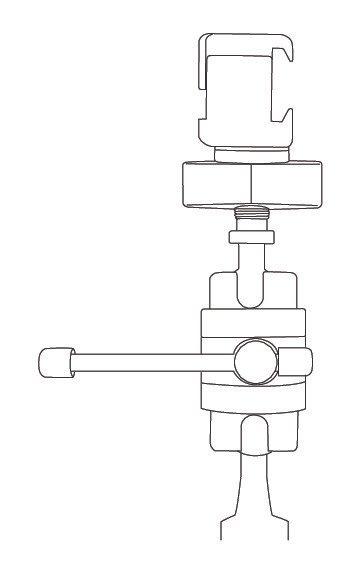Ring Retractor Horizontal Flex Bar 19 1/4″, lightweight, outside diameter 1″, with 360 degree rotation - Image 2