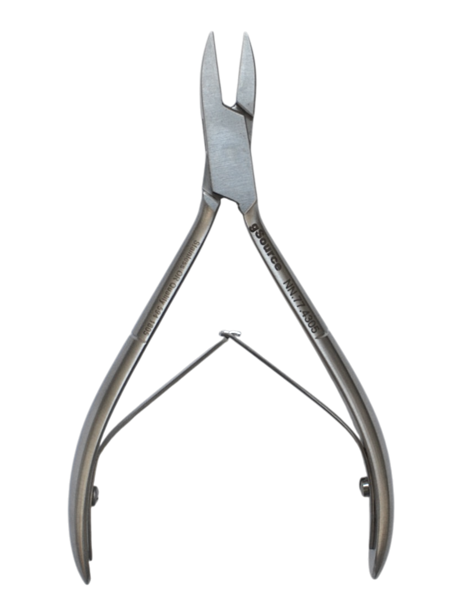 MK2 Nail Nipper 4 1/2″ regular jaw CoCr inserts smooth handles