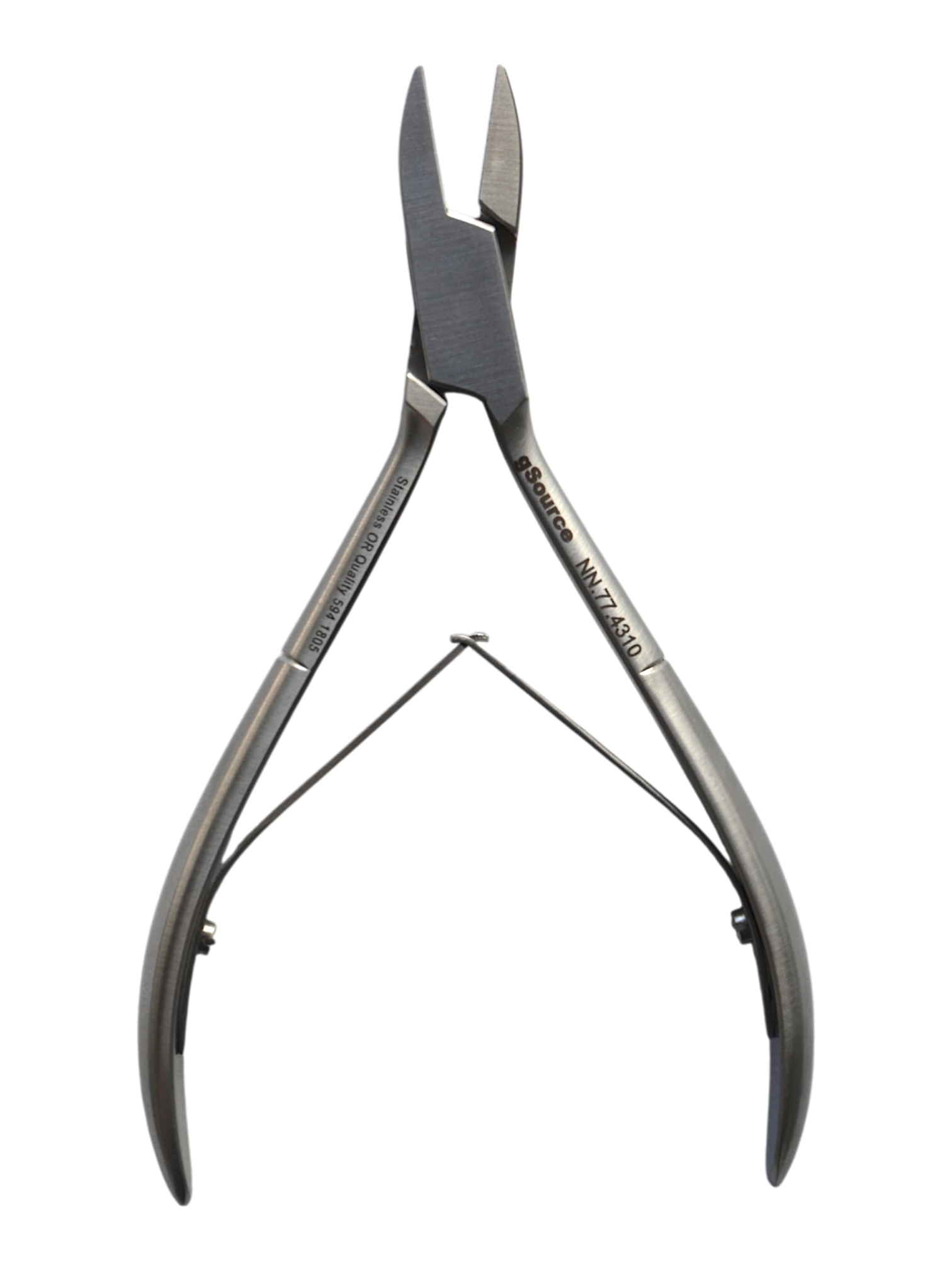 MK2 Nail Nipper 5″ regular heavy jaw CoCr inserts smooth handles