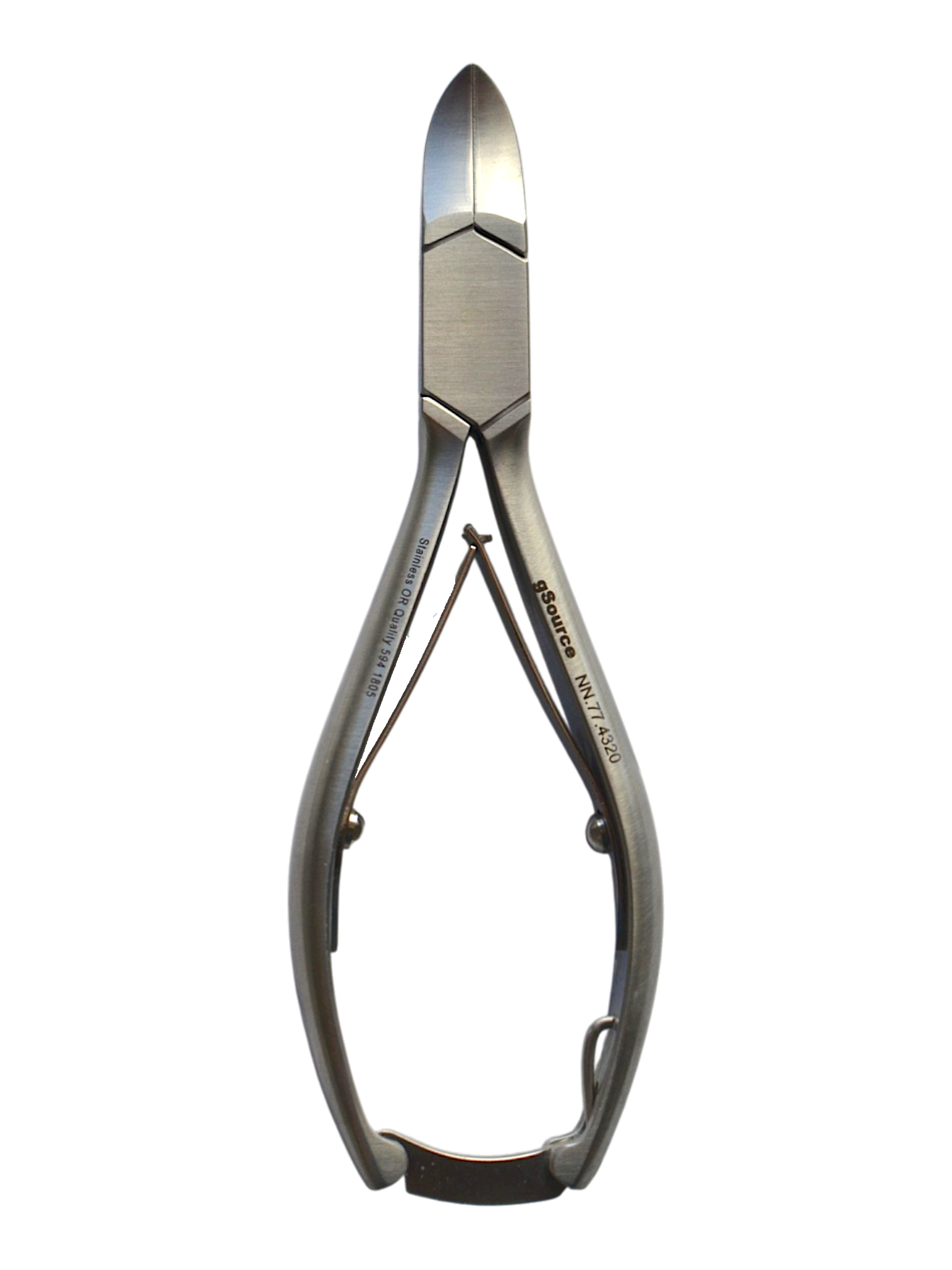MK2 Nail Nipper 5 1/2″ concave heavy jaw CoCr inserts with lock smooth handles