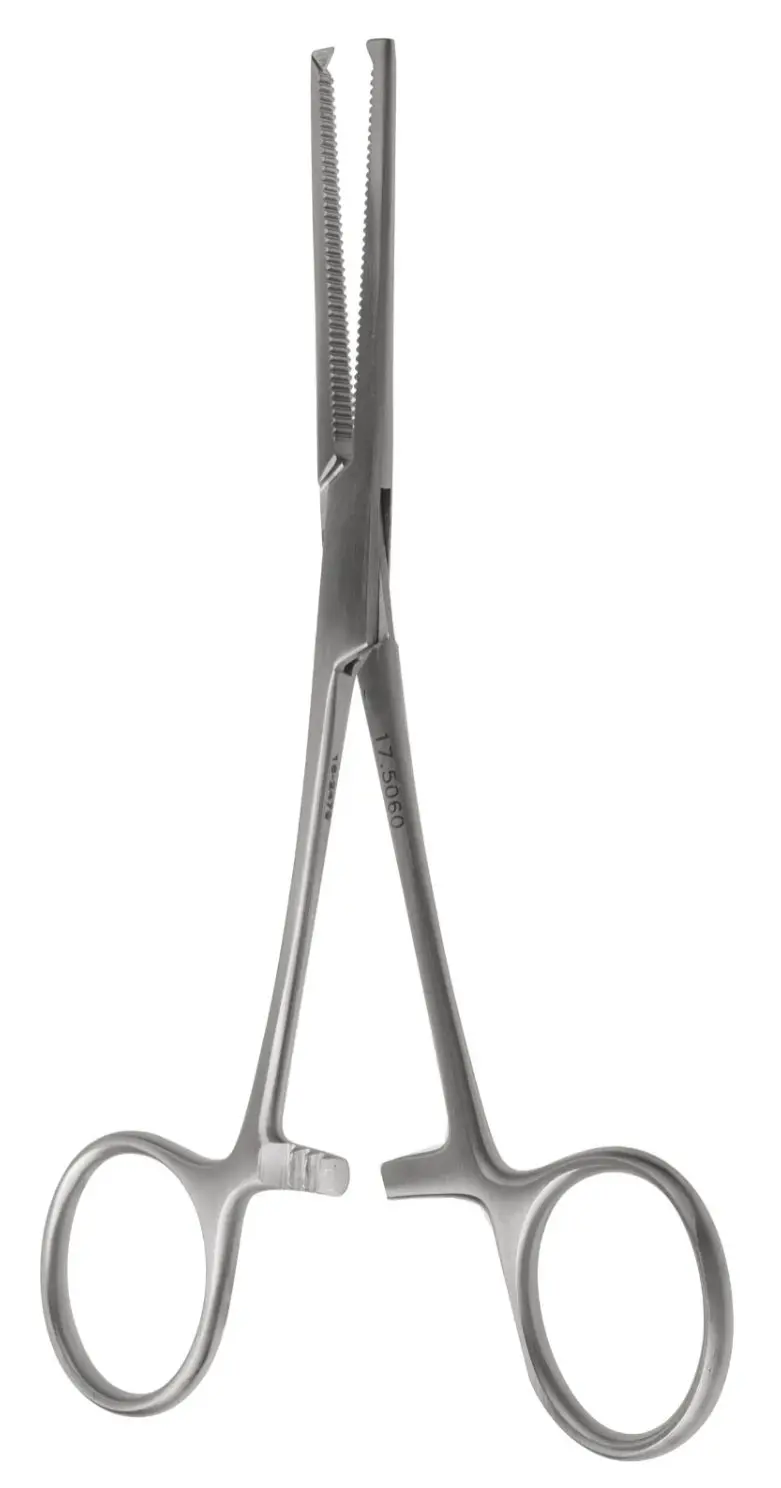 MK2 Kocher Fcps 5 1/2″ str serr 1×2 teeth