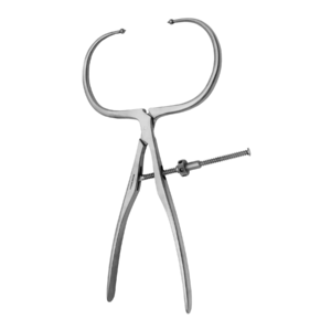 MKForceps, Periarticular Reduction, 15″, Medium, Straight, Ball Tips, 14mm to 128mm opening, with Speedlock, Elongated Nut